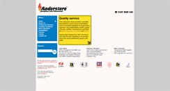 Desktop Screenshot of anderstore.com